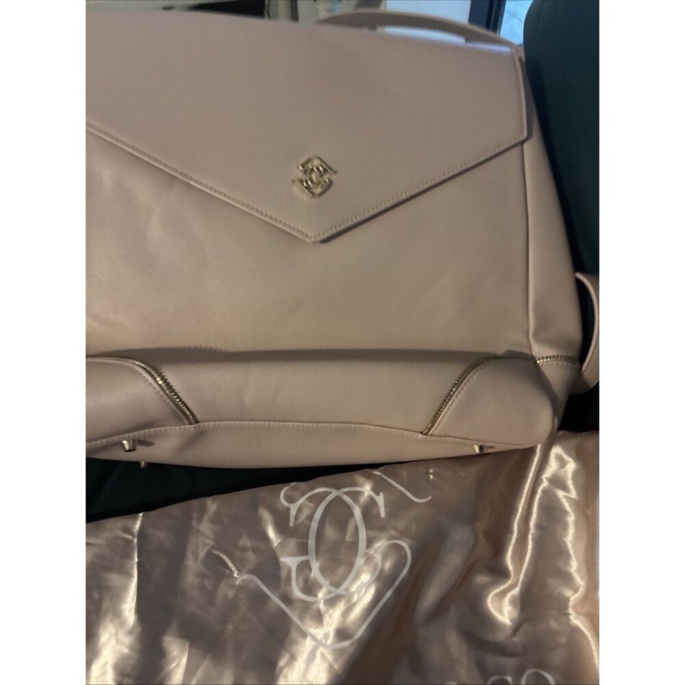Glass Ladder & Co Diana Large Convertible Backpack/Crossbody Bag Blush With Dust